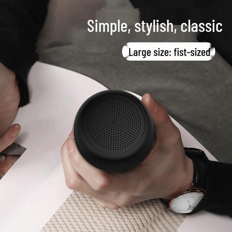 Classic Mini Bluetooth Speaker with Portable Lanyard and Card Insert Functionality