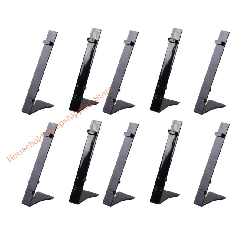 85AD 10Pcs L Stand for Watch and Bracelet Presentation Jewelry Organizers чёрный
