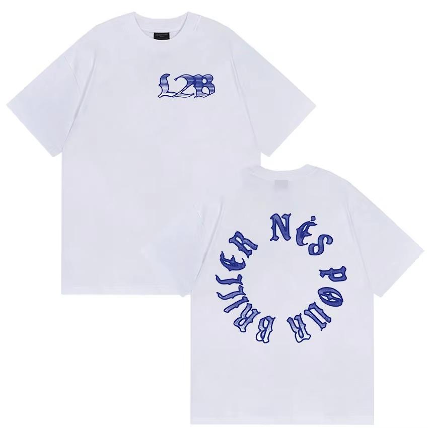 

Rapper Nes Pour Briller L2B Album 2026 Print T Shirts Unisexs Pop Fashion Retro Short Sleeve Tshirt pure Cotton Tshirt Streetwear M