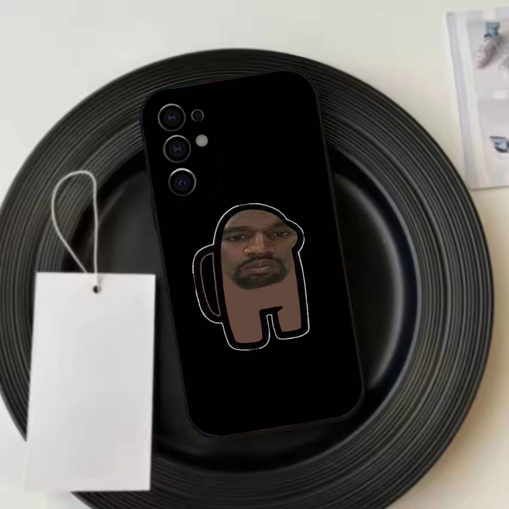 Funny Singer Kanye West Ye Clear Phone Case For Samsung S25,S24,S21,S22,S23,S30,Ultra,S20,Plus,Fe,Lite,Note,10,Black Cover