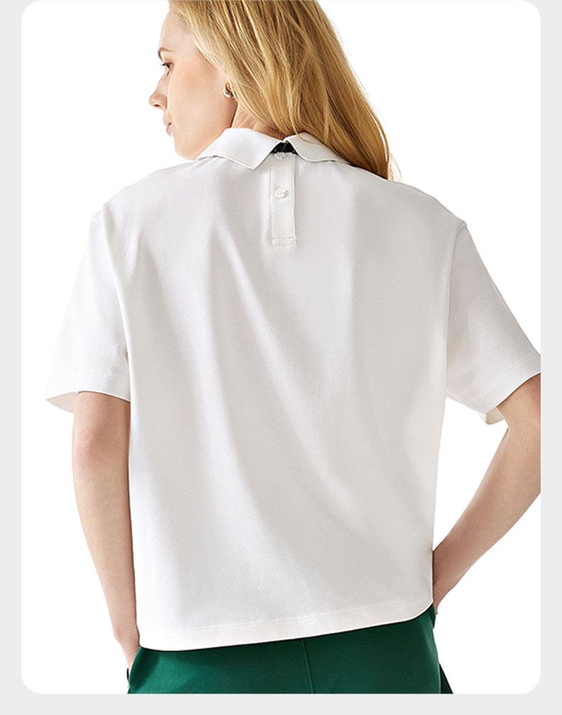 Kappa Short Sleeve New Women's POLO Half Sleeve Casual V-neck T-shirt