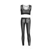 Sexy uniform yoga pants set seduction passion stimulation go out free wild zipper open crotch pure lust