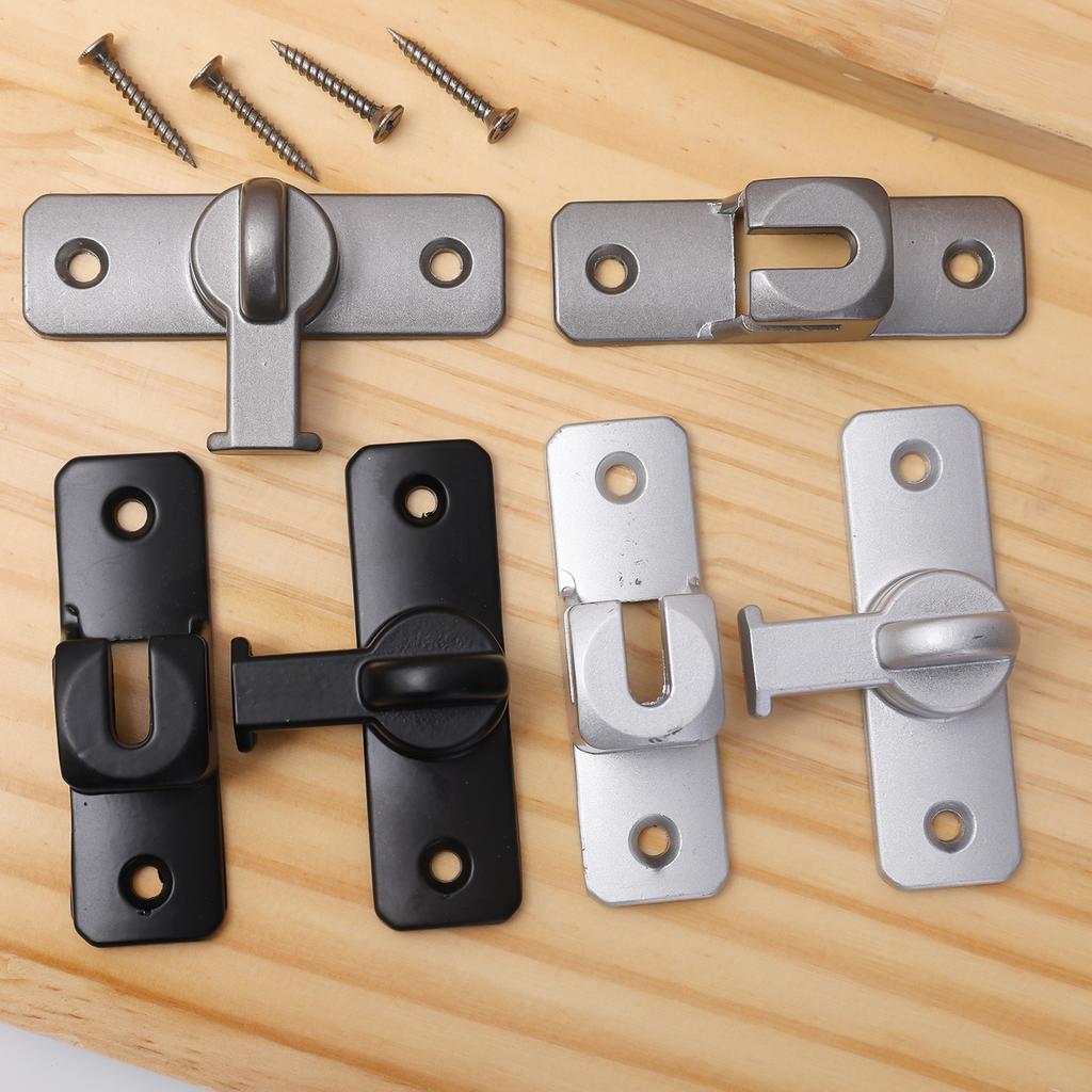 90 Degree Barn Door Latch Stainless Steel Cabinet Drawers Locks Window Door Latches Bolt Hooks Sliding Gate Buckles Hardware