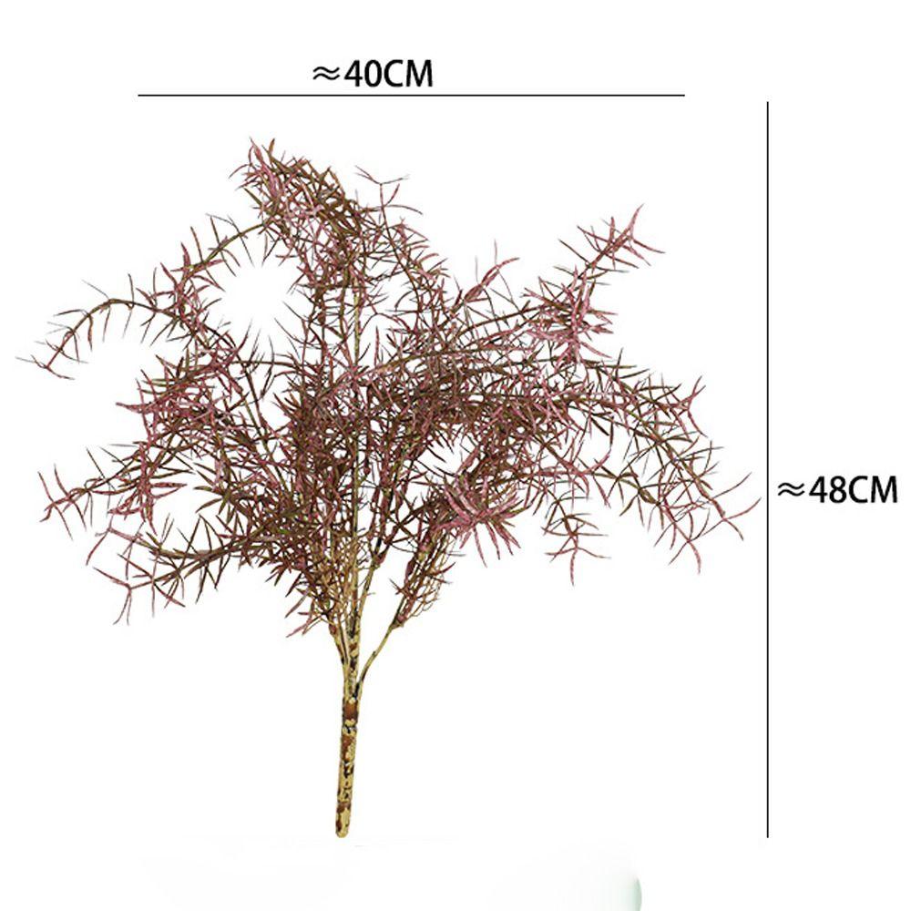 Real Touch Artificial Asparagus Branches Handmade Fake Plants Outdoor Garden Decor