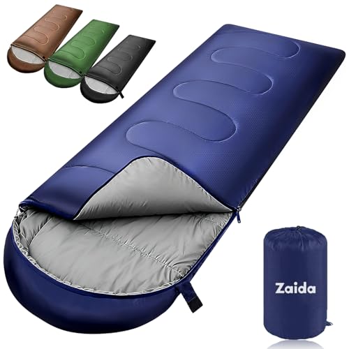 

Sleeping Bag for Summer and Winter Use [4-in-1 Multifunctional, 230T Waterproof] All-Season Guest Futon, Envelope-Style, Ultra-Lightweight, Super Warm