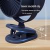 Portable USB Desktop Clip Fan - High Wind Turbine for Home, Office & Outdoor Use