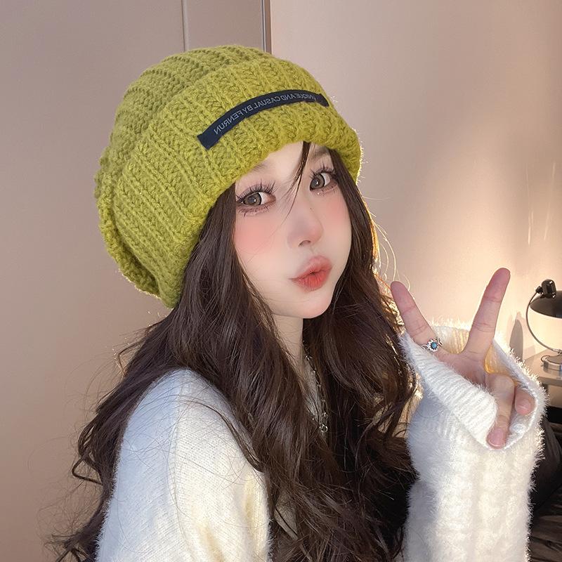 Ear Protection Warm and Cold Proof Knitted Hat  Large Head Circumference  Face Showing Small Wool Blended Japanese Cold Hat for Men