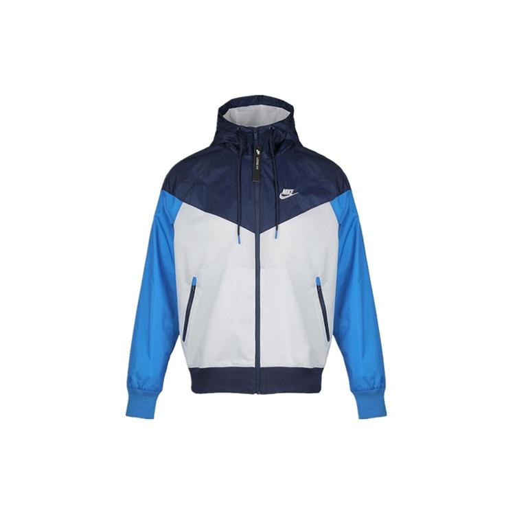 Nike Colorblock Sports windbreaker Breathable Jacket Sky Blue Men s AR2192-122 XXXXL
