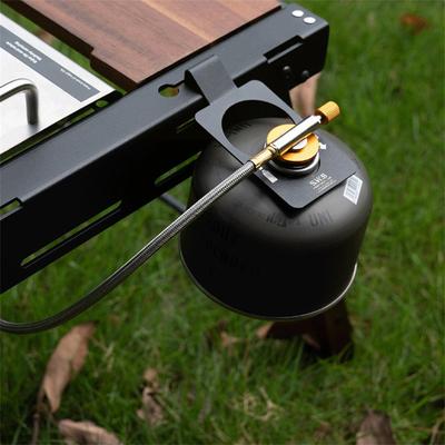 Gas Canister Hanging Hook For Igt Camping Table Stainless Steel Butane Gas Tank Hanger Clip Gas Keychain Gas Tank Accessories