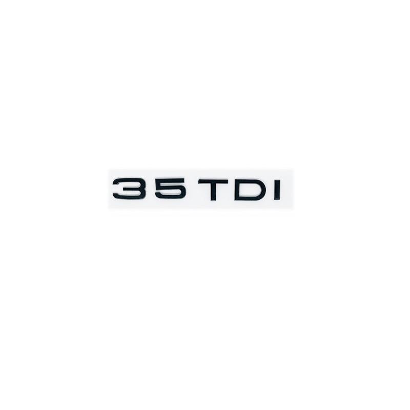 3D ABS MCGJMC5 Car Sticker For 2.0 2.5 3.0 4.0 TDI 30 35 40 45 50 55 TDI A4 A5 A6 A7 A8 Q5 Q7 Letter Emblem Rear Trunk Decoration Badge