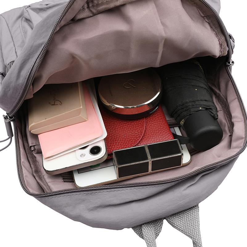 Mini Backpack Ultra-Light Travel Bag Unisex Multi-Compartment Backpack Student Schoolbag