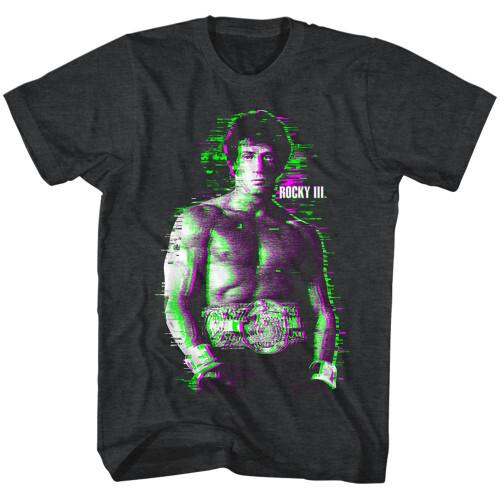 Rocky Glitchy T-shirtBlack Unisex T-Shirt XXXXL