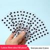 Black & White DIY 3D Googly Eyes with Adhesive Backing - Movable Eyeballs for Crafts & Animal Stickers