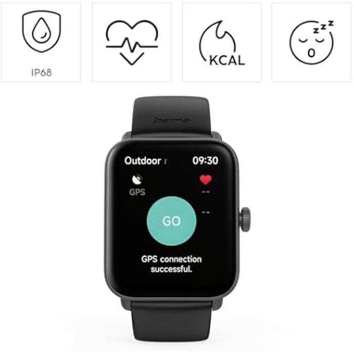 Montre connectée - Hama - 6010 - GPS Intégré - IP68 - Prise d’appels - Contrôle Vocal
