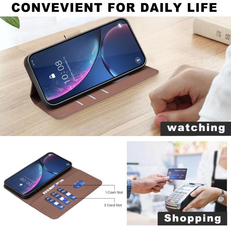 Brieftasche Kartenhalter Magnetische Lederhülle für Samsung Galaxy A56 A36 A26 A16 A55 A35 A15 A54 A34 A24 A14 A53 A33 A13 A52S Hülle