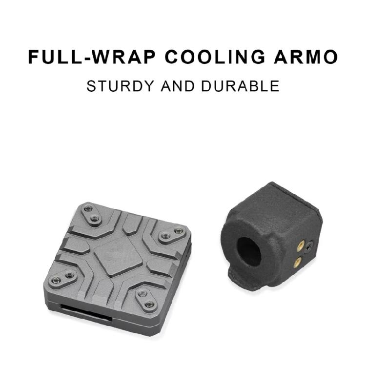Aluminum Video Transmission Heat Dissipation Drones Lens Cover Modification Set For O4 Air Unit FPV