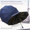 Fully Automatic, Extra-Large, Thickened, Reinforced, Storm-Resistant, Dual-Purpose Sun and Rain Umbrella, Uv Protection Sunshade Umbrella for Men and