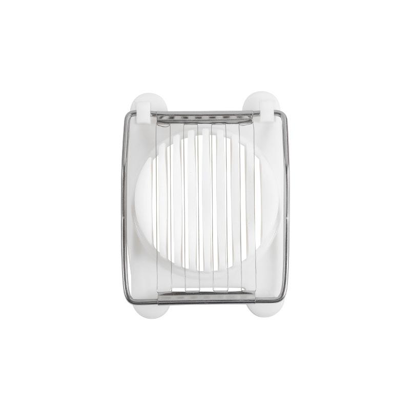 

Пластиковый односторонний нож для яиц Яйцо нарезанное фигурно Разрезной откидной срез Сосновое яйцо функция Инструмент для нарезки яиц Яйцерезка белый