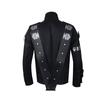 Giacca Costume di Michael Jackson Per Cosplay e Performance sul Palco in Tessuto di Poliestere Per Uso Teatrale