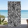 1 stuks Stijlvolle Zebra Print Sneldrogende Lichtgewicht Ademende Comfortabele Strandlaken voor Zomer Zwembad en Buitenactiviteiten