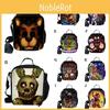 Large Capacity Five Nights At Freddy's 3d Printed Insulated Lunch Bag For Versatile Use