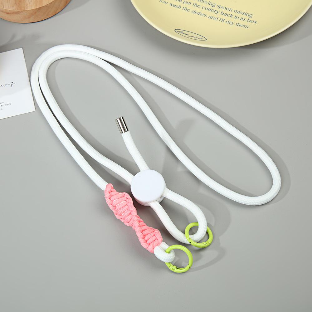Verstellbares Crossbody Dopamin Kontrastfarbe Geflochtenes Universelles Handy-Lanyard