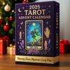 Tarot Advent Calendar 2025 24 Collectible 2D Tarot Card Figures Ornaments Set Christmas Countdown Calendar Mystical Gift for Tarot Lovers Spiritual