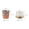 Retro Coarse Pottery Kiln Flowing Glazed Teacups Japanese Coffee Mug Cups Living Room Coffee Table Decoration Accessories
