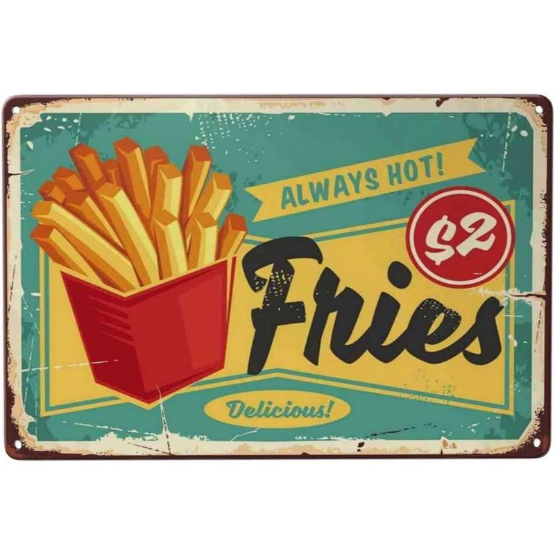 Vintage Metal Tin Signs Wall Art Decor Metal Signs Retro Funny Coffee Bar Signs Home Garden Restaurant Cafe Office Shop Bar Club