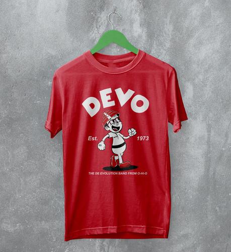 Devo 1973 Коллекция Тура Группы Подарок Для Фанатов S to 5XL Футболка Унисекс Футболка XXXXL