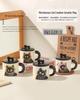 Customized Ceramic Cat Mug with Lid - Cute Office Coffee Cup Gift