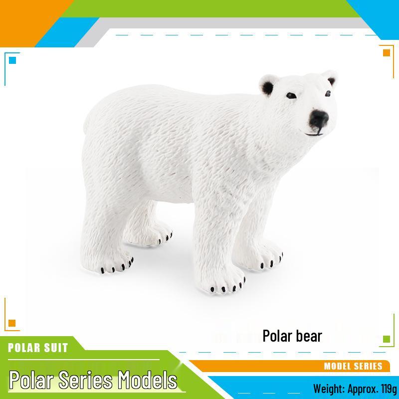 Popular Simulation Arctic Animal Figurines: Polar Bear, Fox, Seal, Walrus, Whale