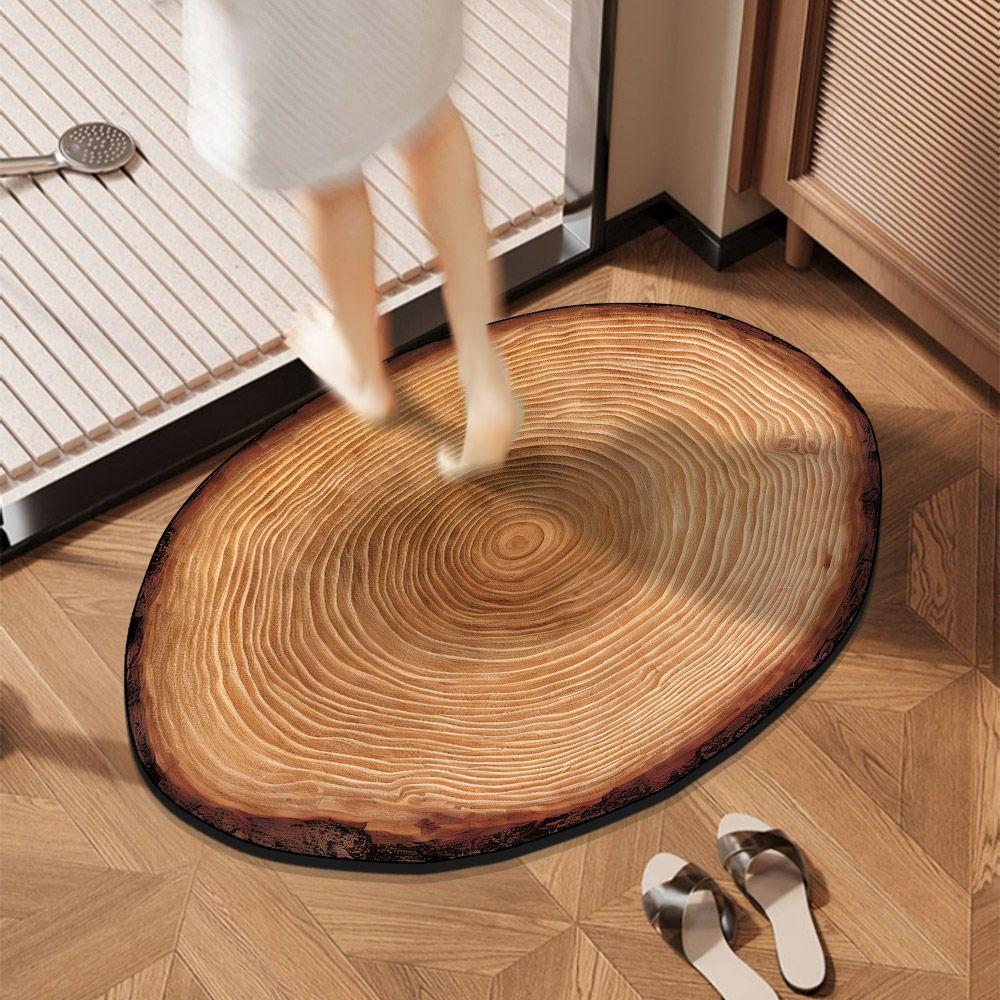 Bathroom Door Absorbent Mat Quick Drying Mat Dirt Resistant and Non Slip Bathroom Mat