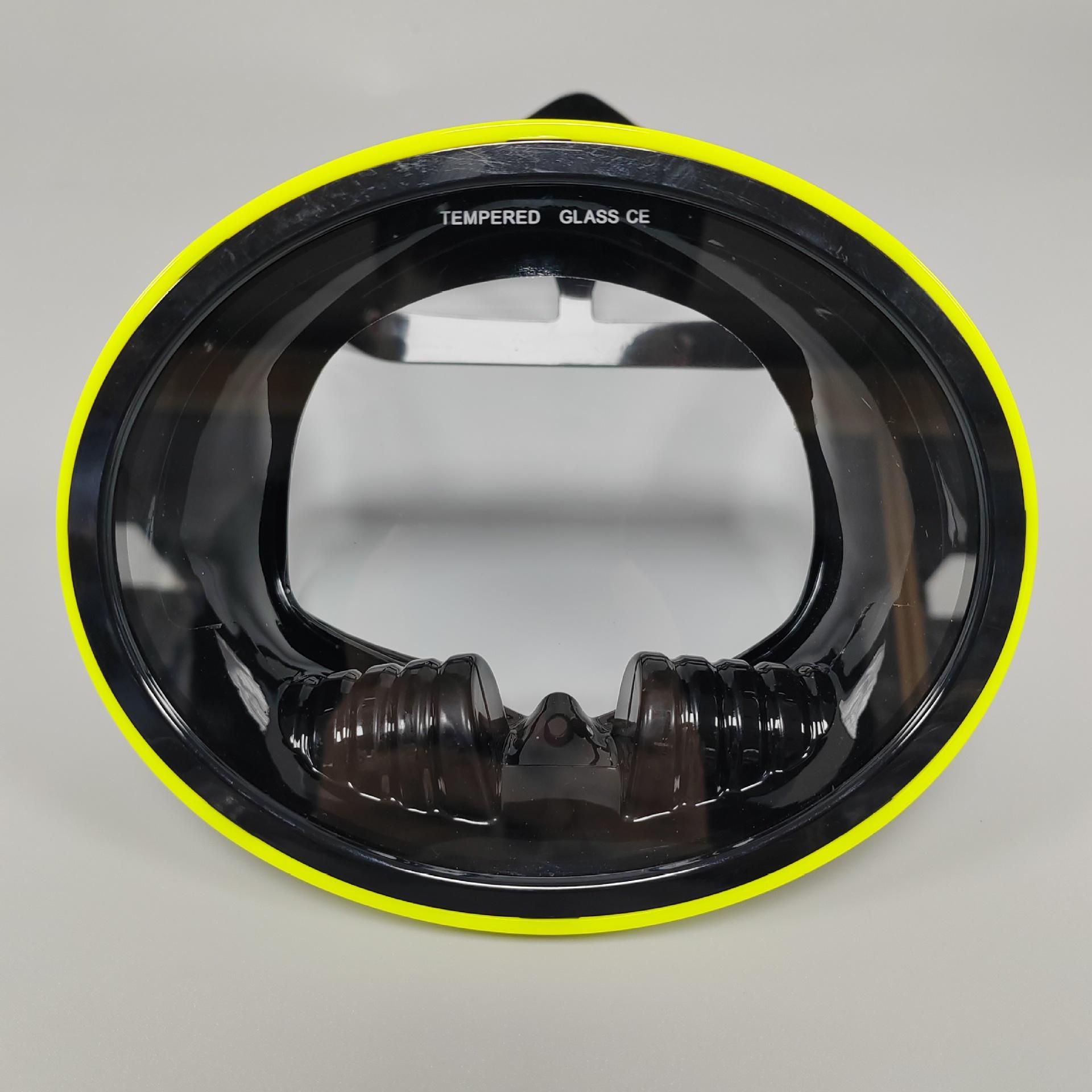 Duikbril met groot gezichtsveld, high definition, anti-condens, vissersspiegel Average size