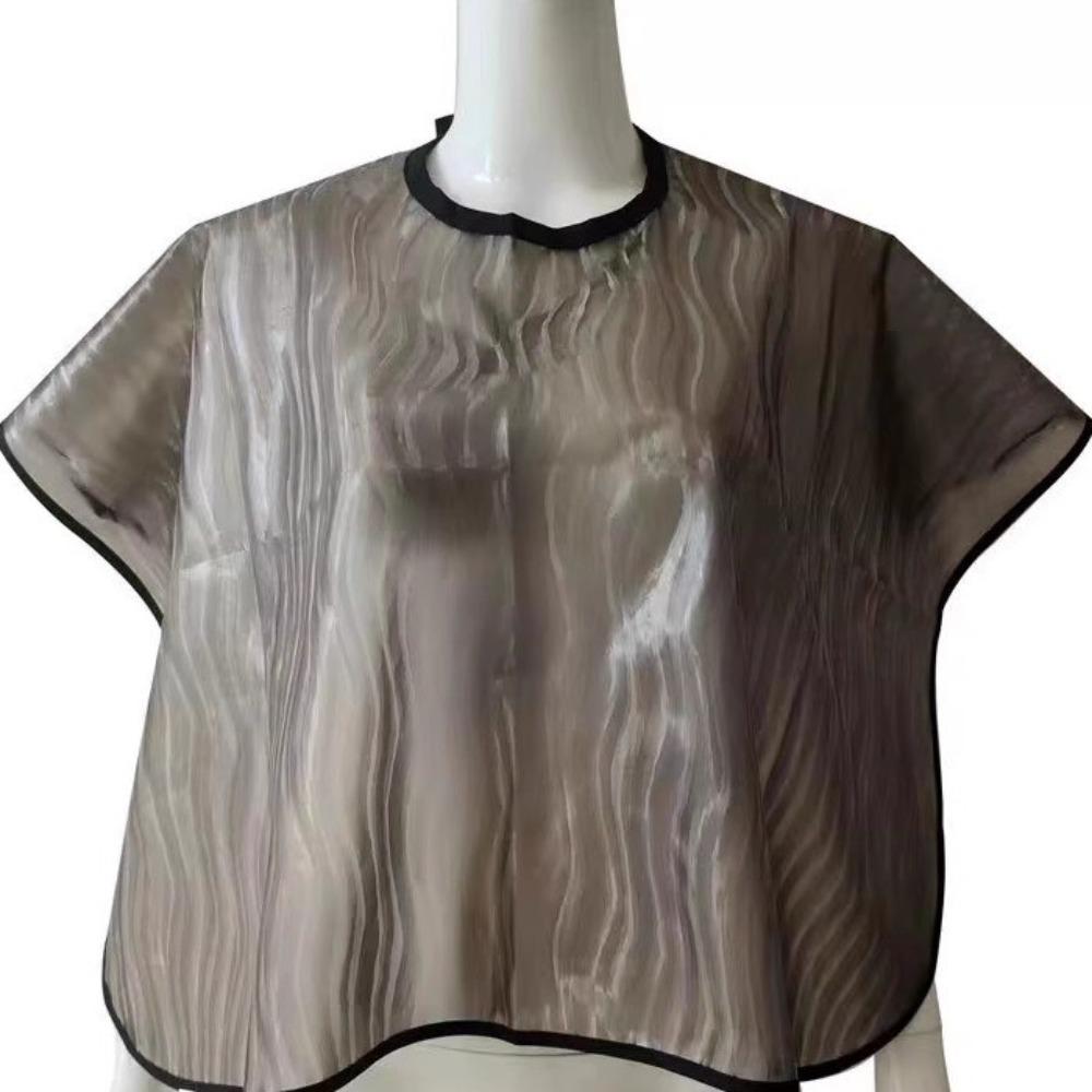 Praktischer wasserdichter Friseursalon-Umhang Wiederverwendbar Verstellbar Haarschneideumhang Friseurzubehör Haarfärbe-Schürze Färben von Haaren