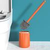 Toilet Brush Silicone No Dead Angle Washing Toilet Artifact Brush Household Bathroom Cleaning Set