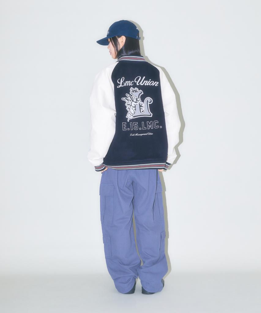 Lmc Union Angel Varsity Jacket Navy
