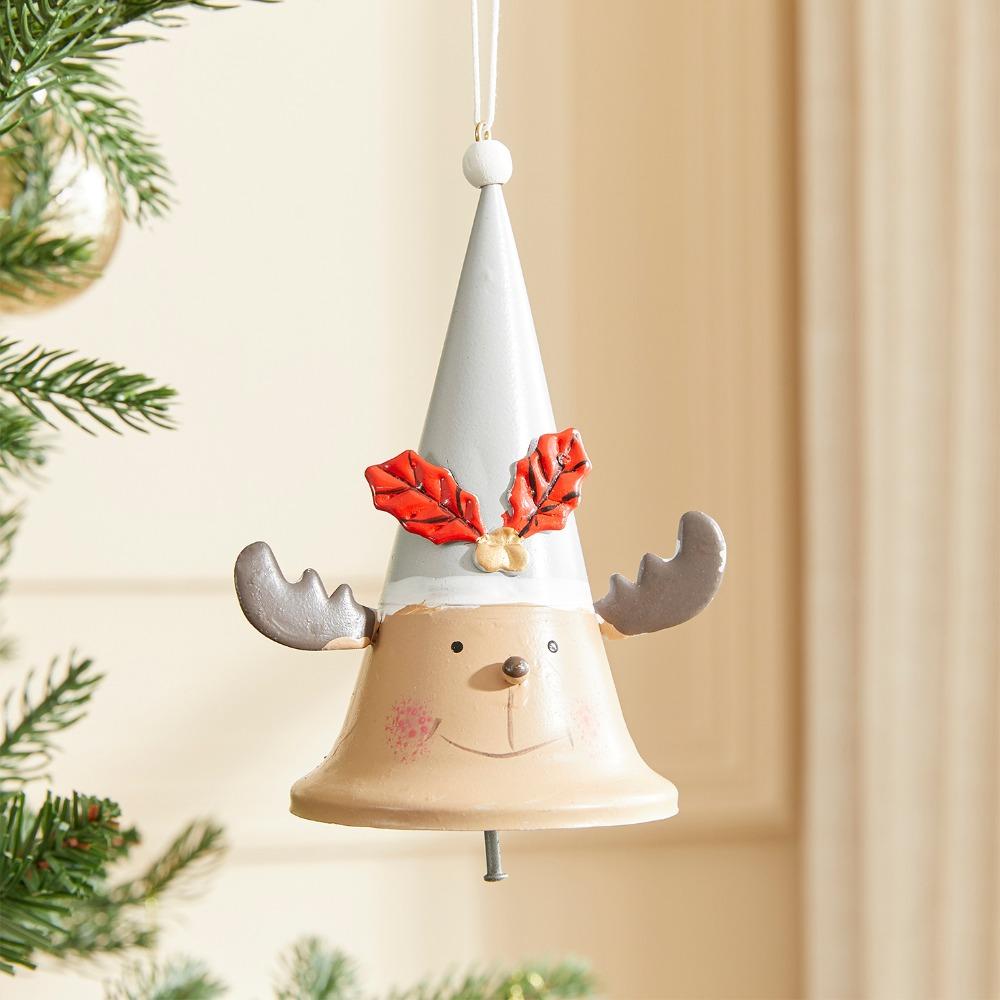 Iron Door Hanging Ornament Snowman/Deer Painted Window Pendant  Grocery Store