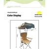 Outdoor folding sunshade chair leisure backrest with armrests fishing camping picnic director chair portable fishing chair