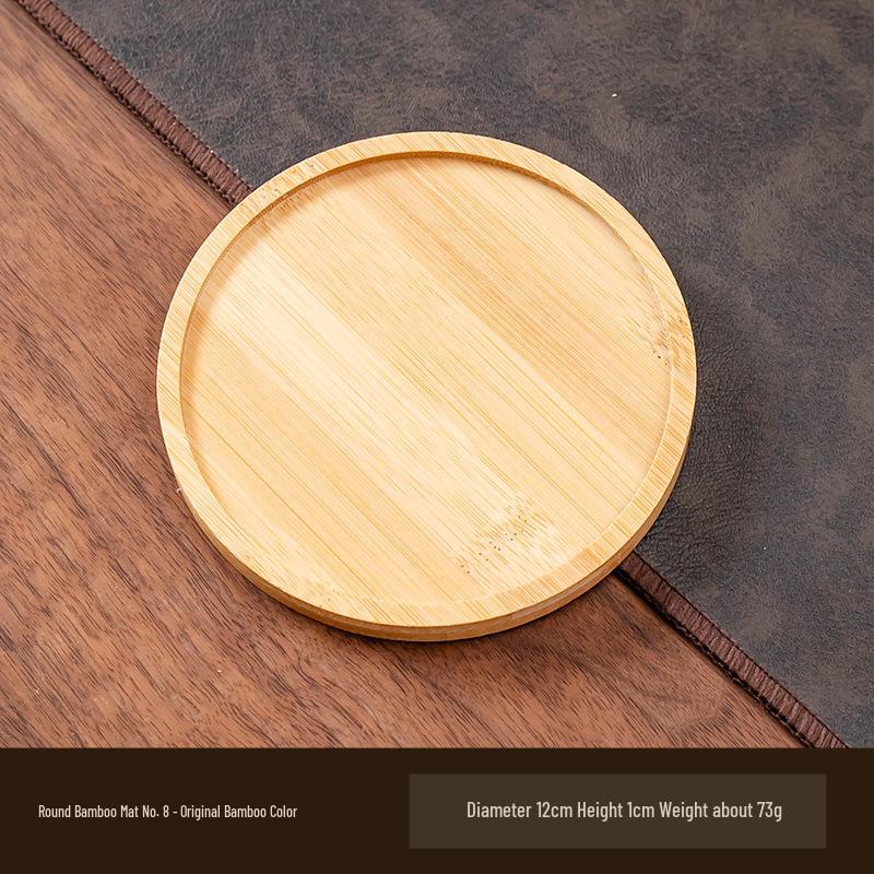 Bamboo Coaster & Decorative Tea Cup Tray