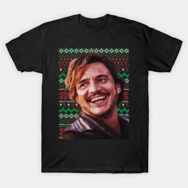 Nicolas Cage Pedro Pascal Meme - Ugly Xmas Part 2 Made in Australia T-Shirt S