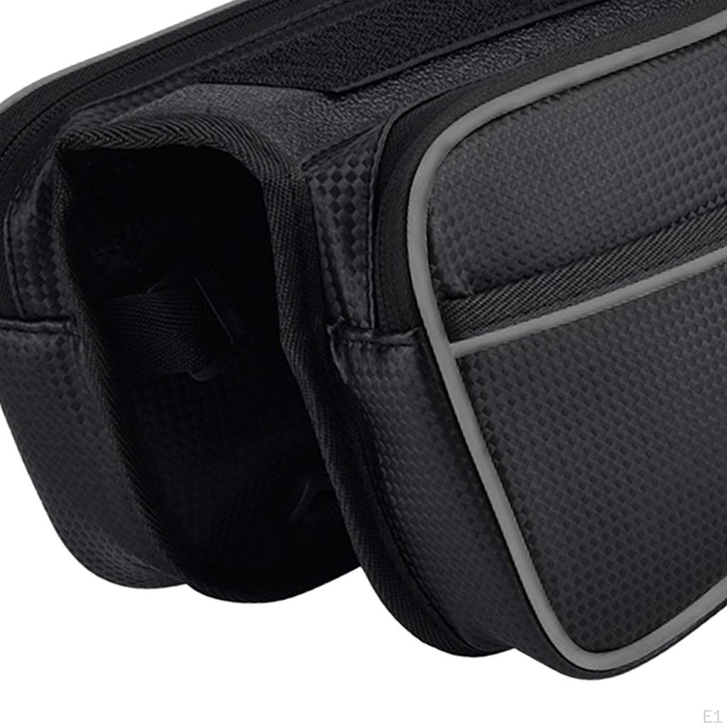 Bicycle Bag Touch Screen Phone Holder Front Frame Waterproof Bike