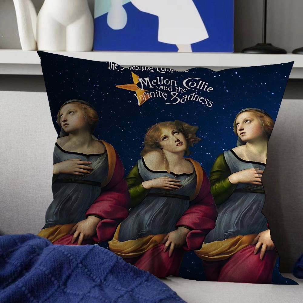 The SSmashing Pumpkins Band Premium Cm Cushion Cover Pillow Cover Decor Pillowcase Home Pillowcase for Couch Pillow