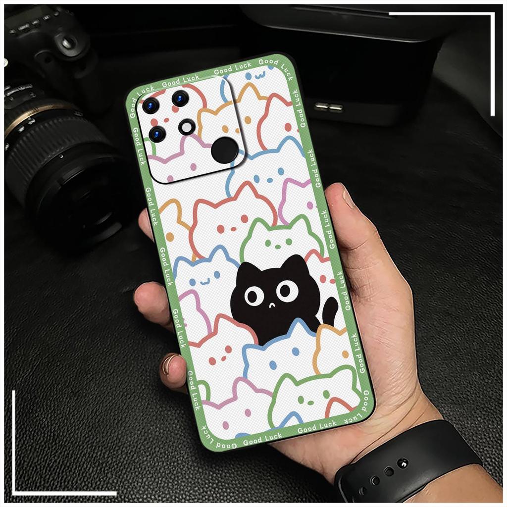 Back Cover Cartoon Phone Case For OPPO Realme Narzo 50A Dirt-resistant Durable TPU Waterproof Fashion Design Phone Pouch