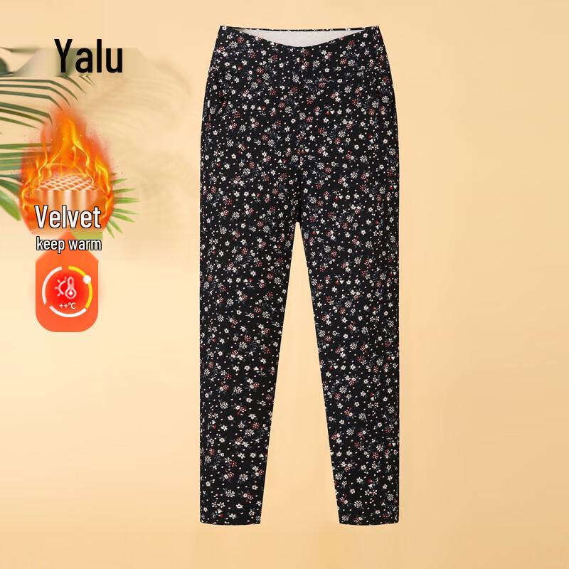

Yalu Women s Winter Thermal High-Waist Cotton Pants 2XL
