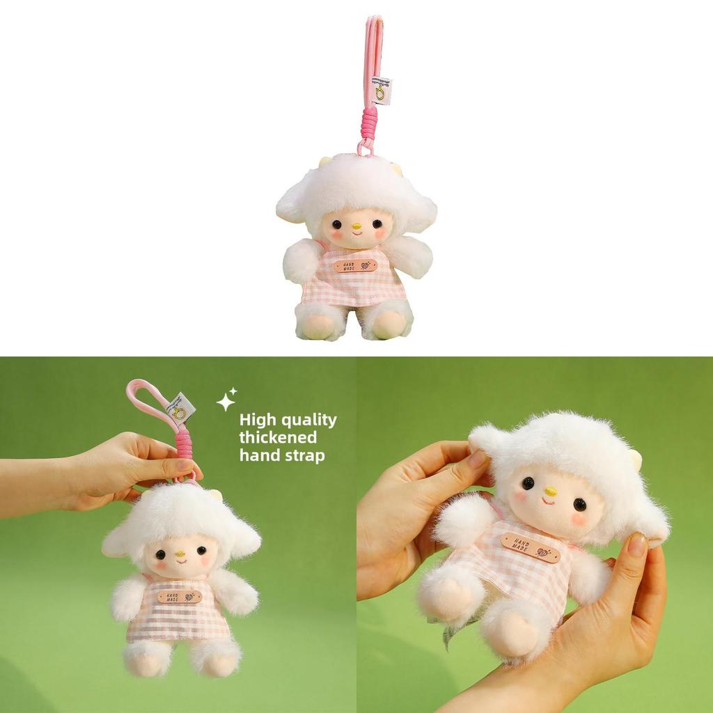Adorable Sheep Plush Toy With Pp Cotton Filling For Kids Room Decor Gift And