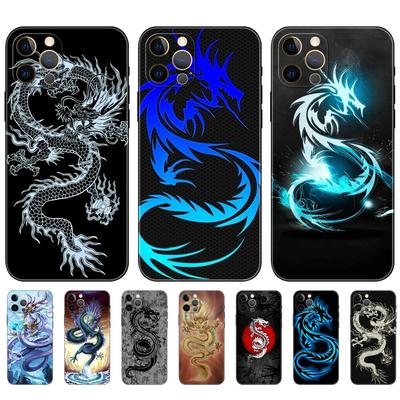 Drago cinese Cassa Del Telefono Per il iPhone Samsung Galaxy Redmi Xiaomi Oppo OnePlus Nota SA 7 8 9 10 11 12 13 14 20 21 22 23 53 54 Pro Max Ultra TPU Morbido