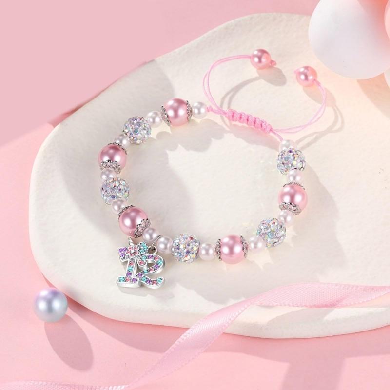 Adjustable Unicorns Beaded Bracelet Elegant Unicorns Bracelet Fashion Woven Beaded Wrist Chain Jewelry Special Gift