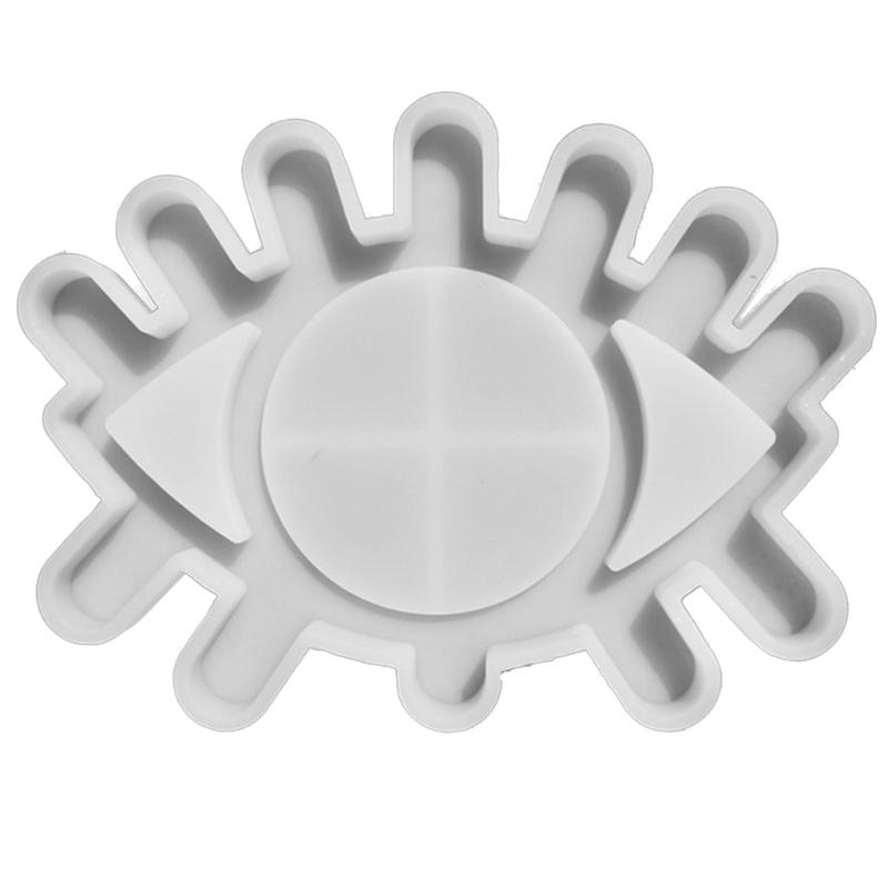 

Silicone Mold Epoxy Resin Wall Mirror Mold Big Eye Makeup Mirror Epoxy Resin Casting Mold Suitable for Home Decoration 1