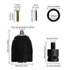 0.8-10mm Precise Keyless Drill Chuck Converter 3/8"- 24UNF Thread Quick Change Adapter Shank 1/4" Hex